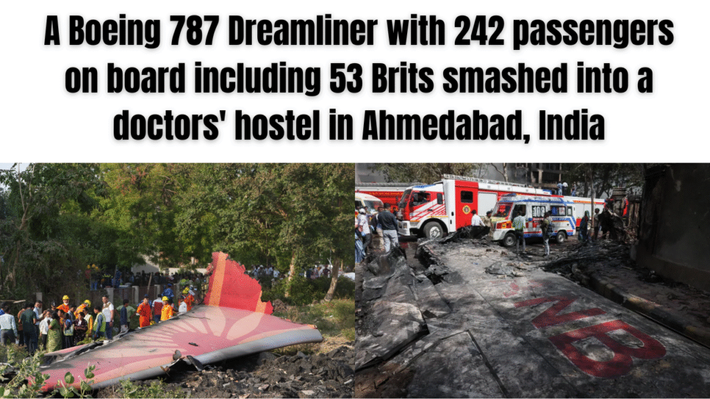 Breaking News: Air India Flight Crash Claims Over 200 Lives in Ahmedabad